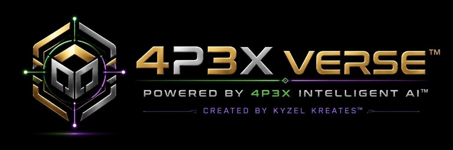 4P3X Verse™ ecosystem brand lockup.